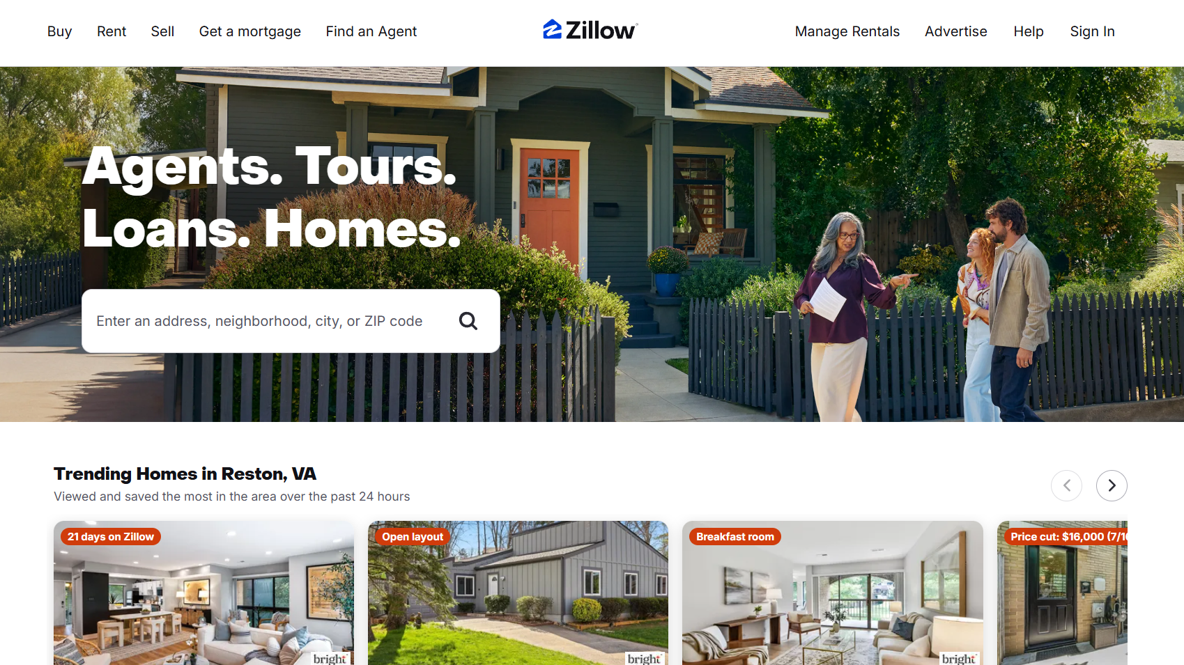 Zillow使い方