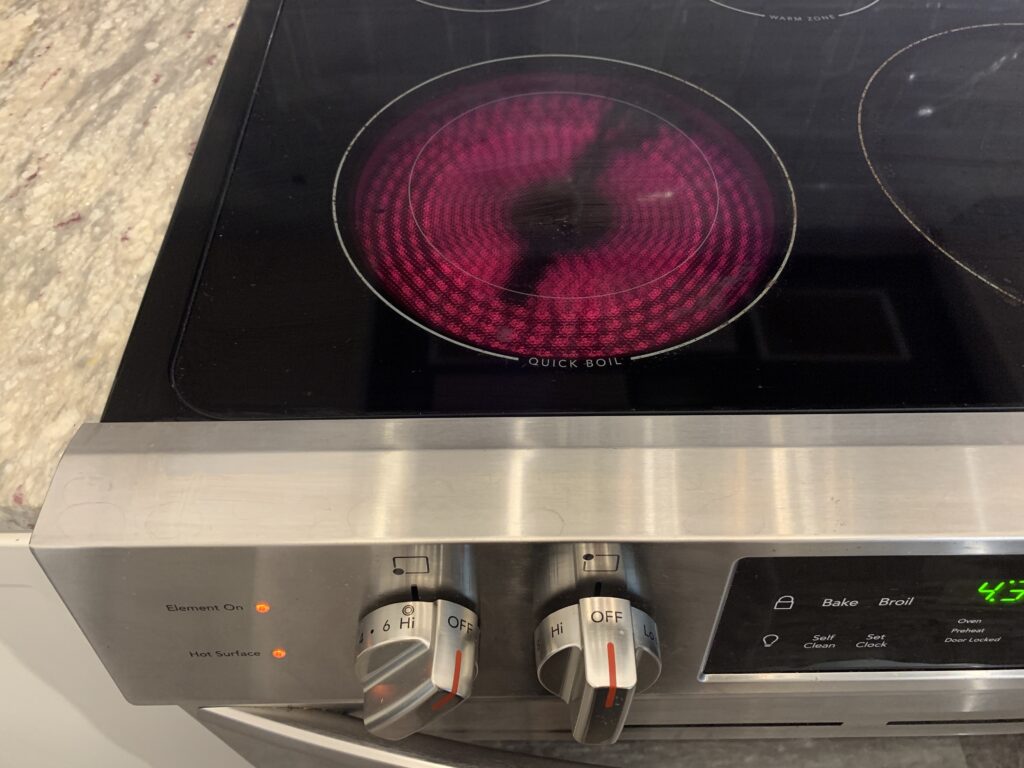 アメリカの電気コンロ