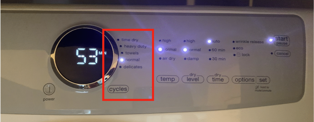 アメリカの乾燥機