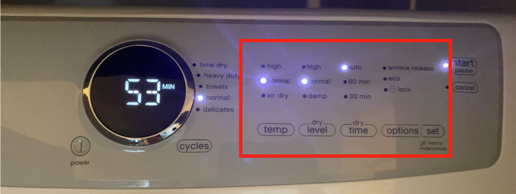 アメリカの乾燥機