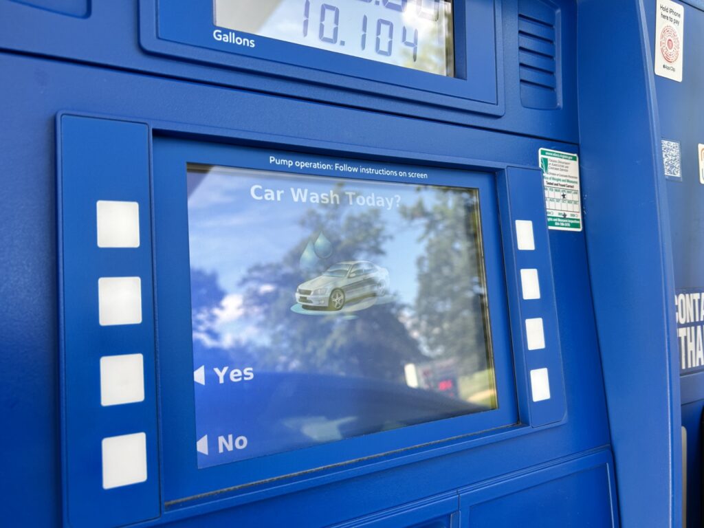 Step 4：洗車の有無を選択