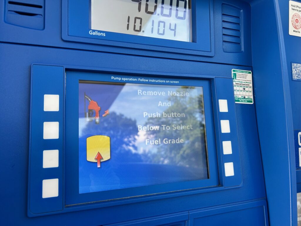 アメリカガソリンスタンド