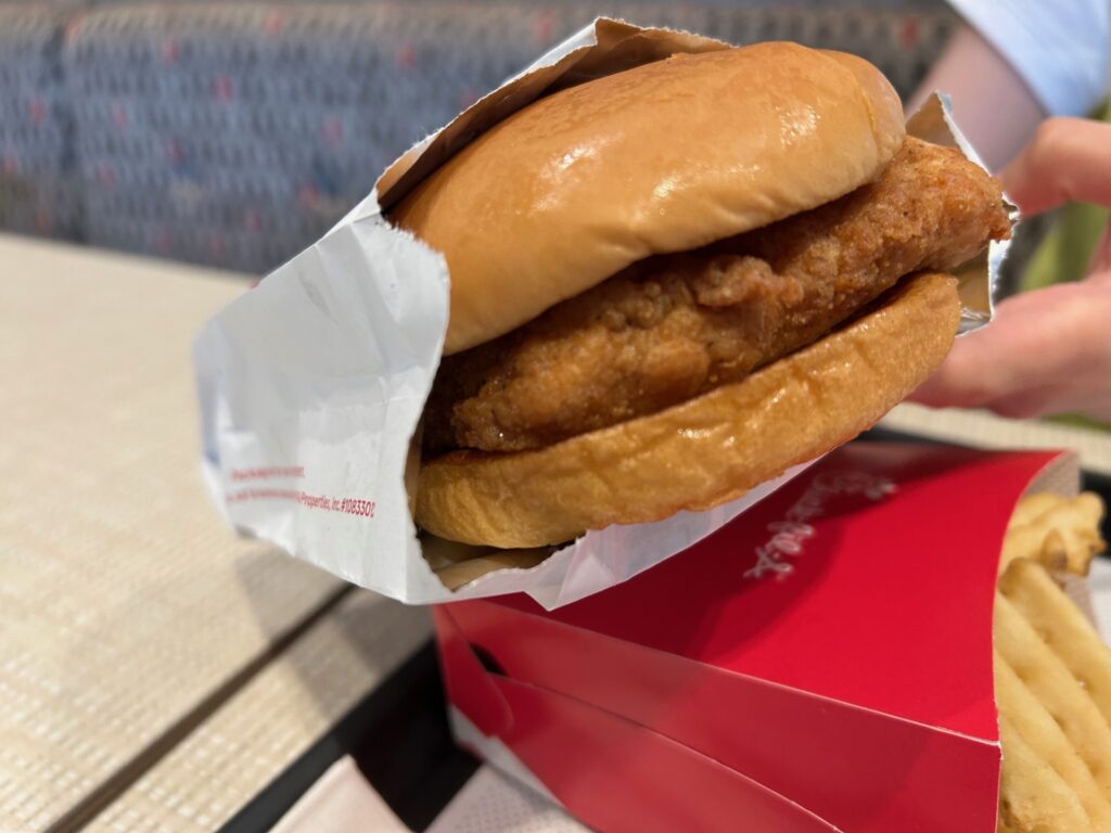 Chick-fil-A チキンサンドイッチ