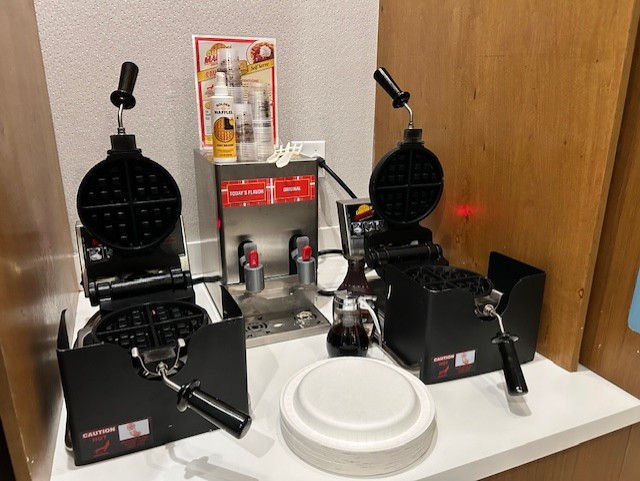 アメリカのマリオット系ホテルの無料朝食メニュー（写真付き）