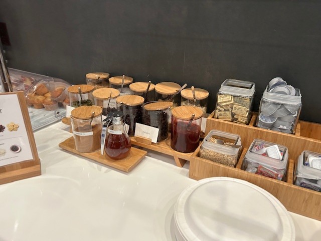 アメリカのマリオット系ホテルの無料朝食メニュー（写真付き）
