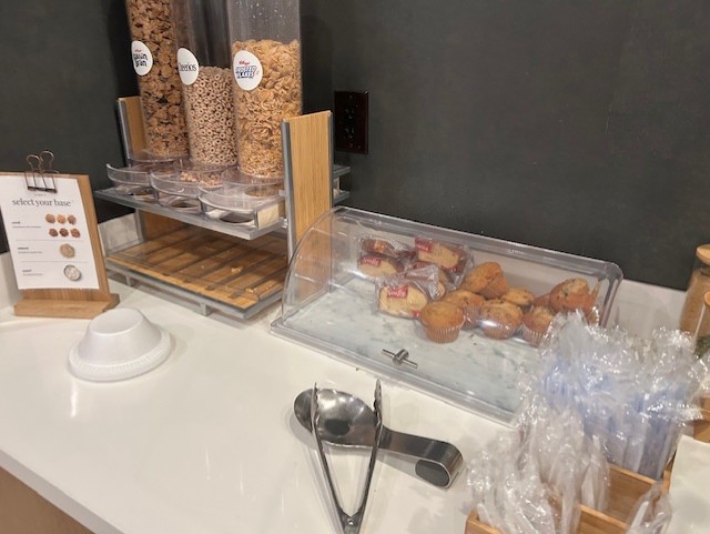 アメリカのマリオット系ホテルの無料朝食メニュー（写真付き）