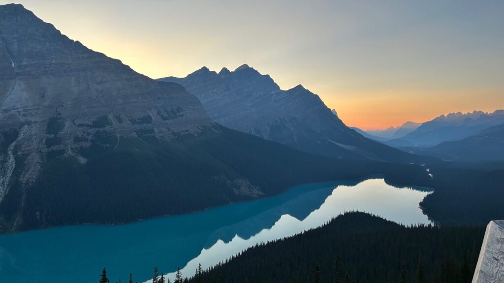 ペイトー湖｜最高の夕日